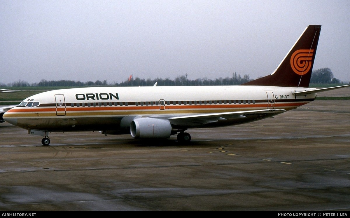Aircraft Photo of G-BNRT | Boeing 737-3T5 | Orion Airways | AirHistory.net #237768