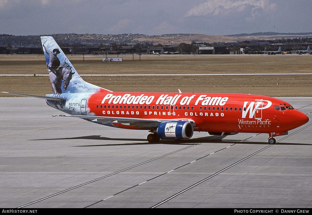 Aircraft Photo of N375TA | Boeing 737-3S3 | Western Pacific Airlines | AirHistory.net #237789
