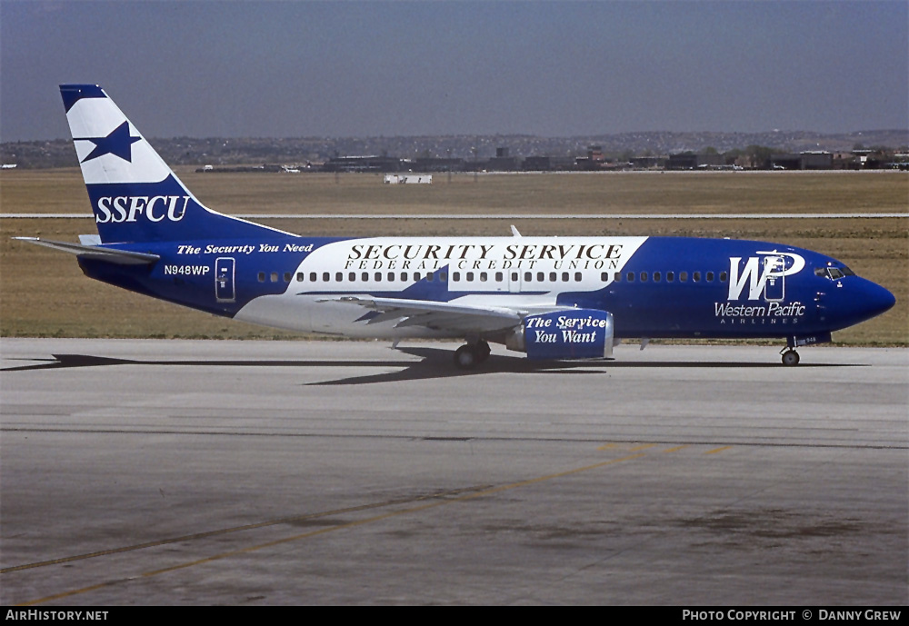 Aircraft Photo of N948WP | Boeing 737-301 | Western Pacific Airlines | AirHistory.net #237795