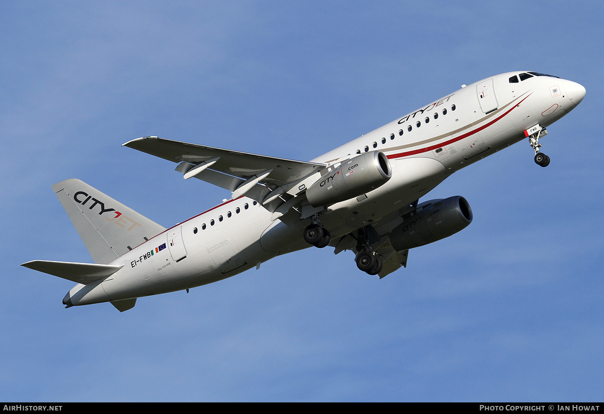 Aircraft Photo of EI-FWB | Sukhoi SSJ-100-95B Superjet 100 (RRJ-95B) | CityJet | AirHistory.net #237802