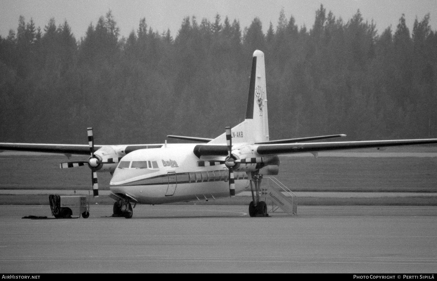 Aircraft Photo of LN-AKB | Fokker F27-200 Friendship | Busy Bee of Norway | AirHistory.net #237803