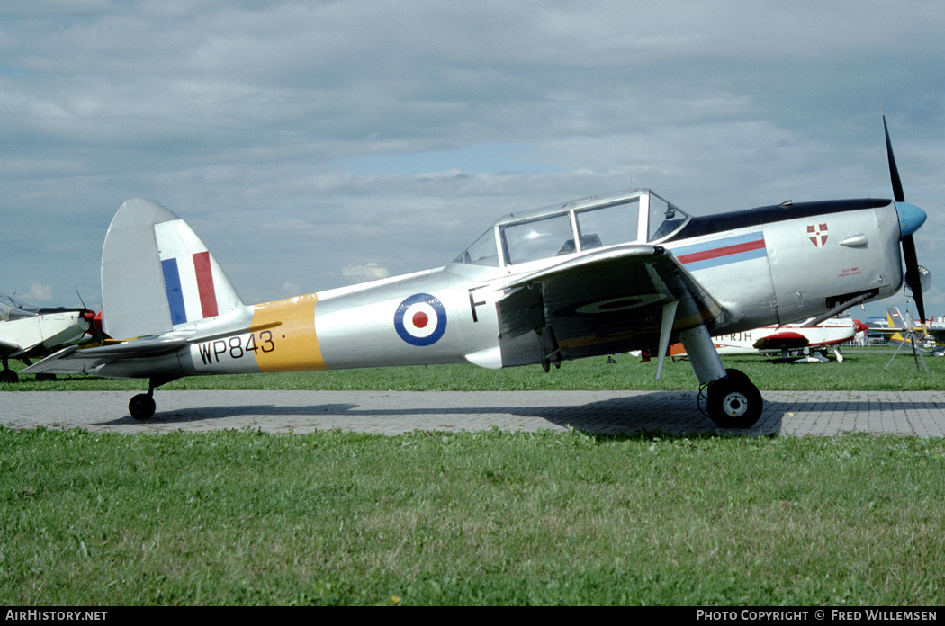 Aircraft Photo of G-BDBP / WP843 | De Havilland Canada DHC-1 Chipmunk T10 | UK - Air Force | AirHistory.net #237807