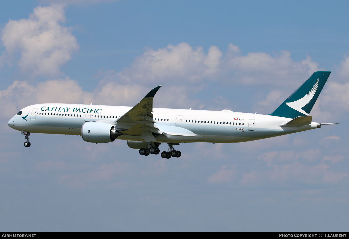 Aircraft Photo of F-WZGC | Airbus A350-941 | Cathay Pacific Airways | AirHistory.net #237814