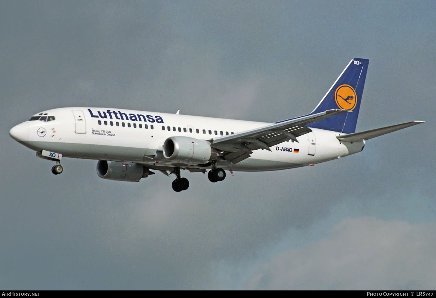 Aircraft Photo of D-ABXO | Boeing 737-330 | Lufthansa | AirHistory.net #237823