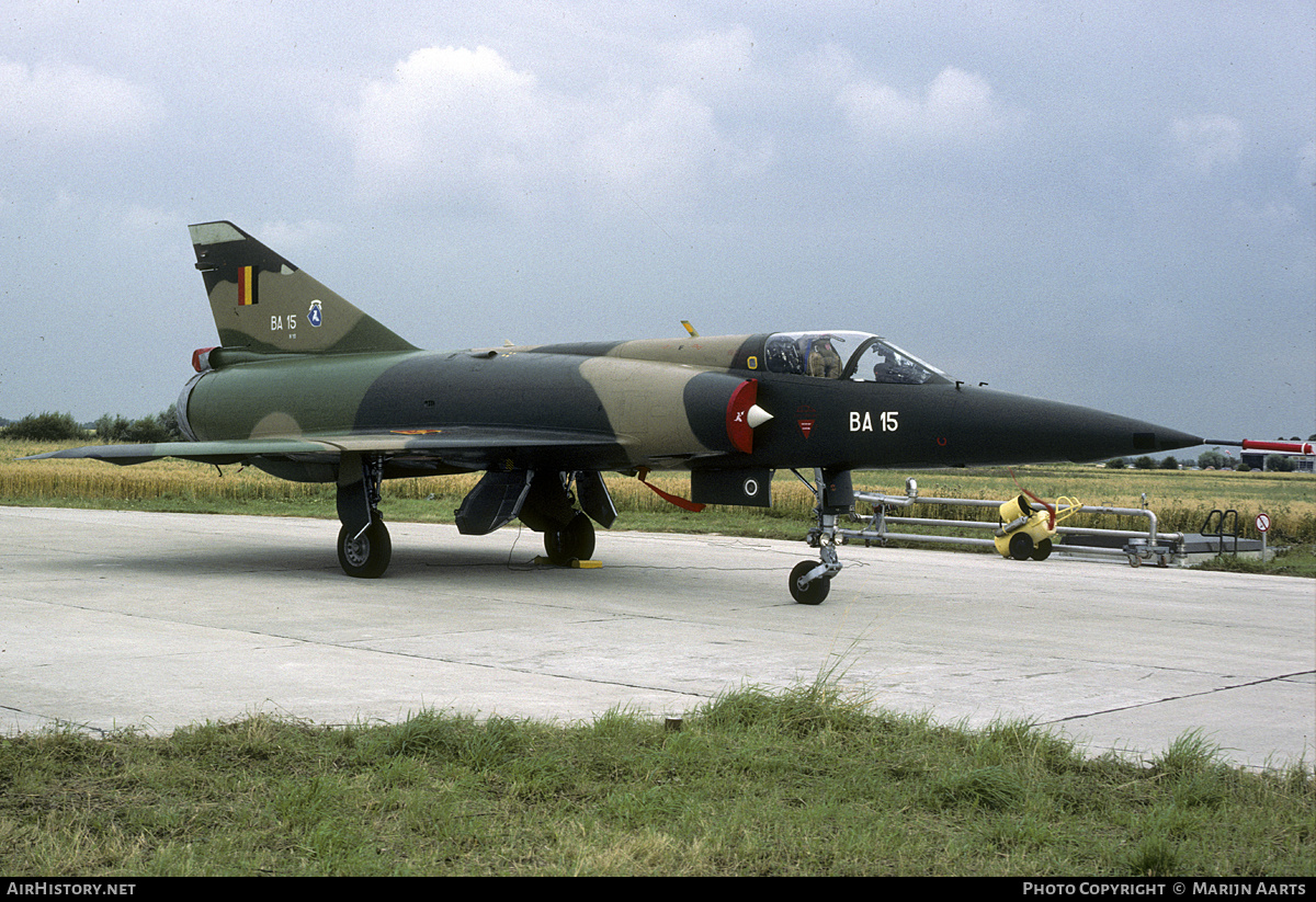 Aircraft Photo of BA15 | Dassault Mirage 5BA | Belgium - Air Force | AirHistory.net #237836