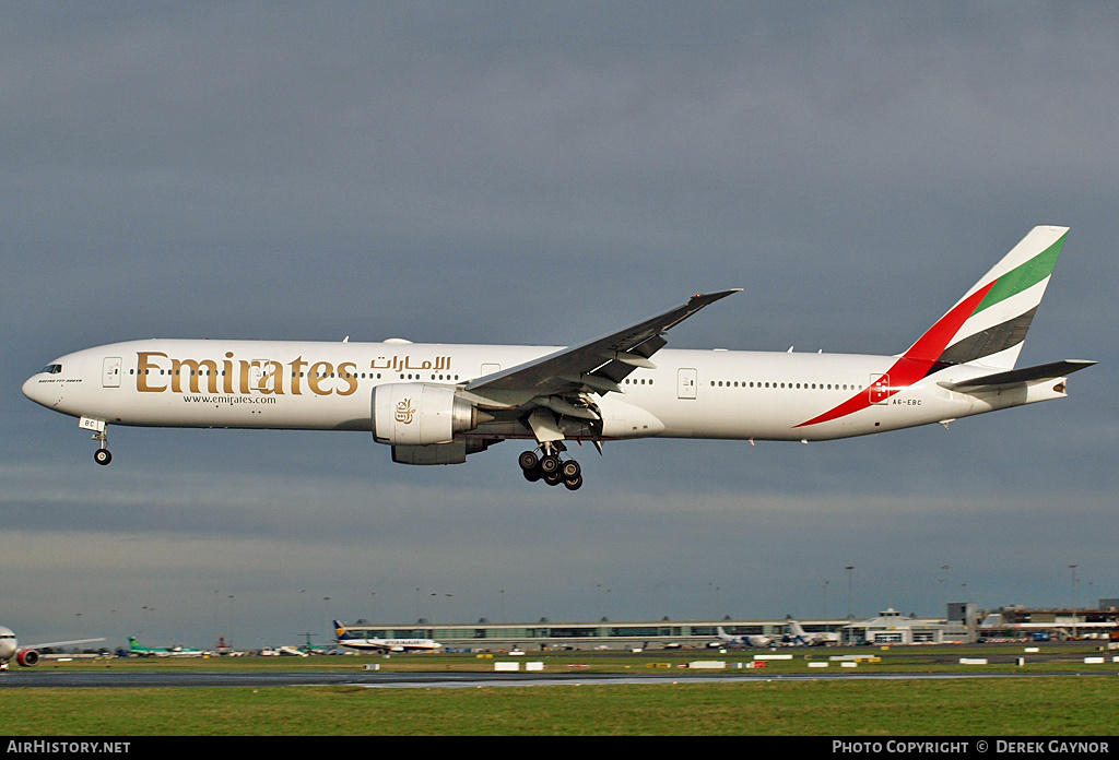 Aircraft Photo of A6-EBC | Boeing 777-36N/ER | Emirates | AirHistory.net #237851