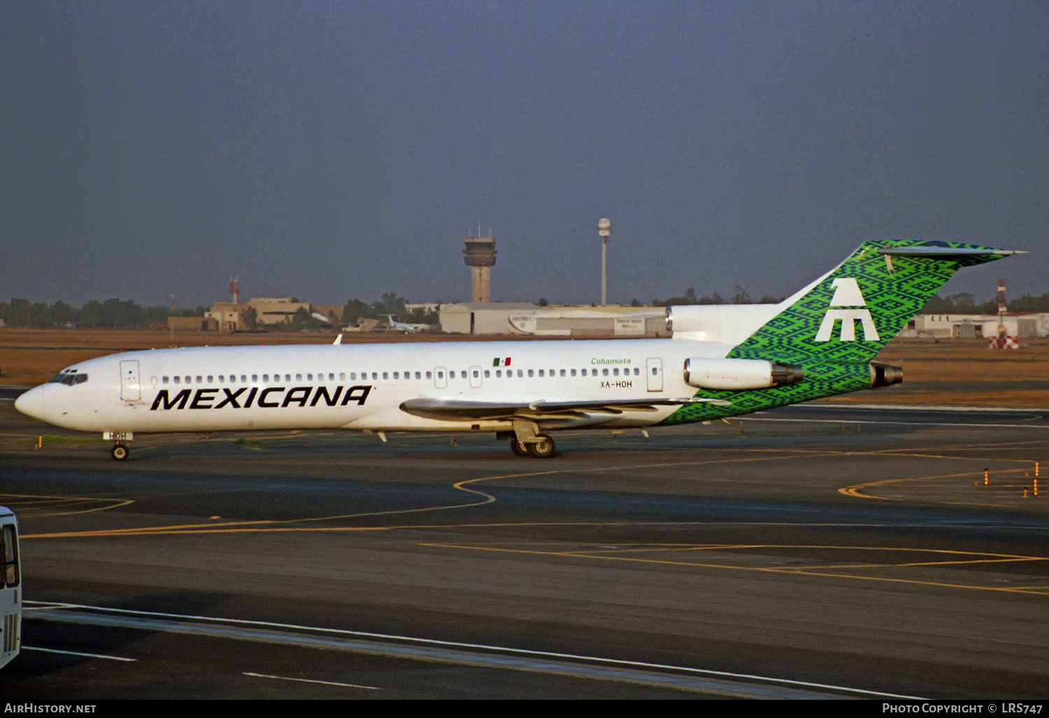 Aircraft Photo of XA-HOH | Boeing 727-264/Adv | Mexicana | AirHistory.net #237864