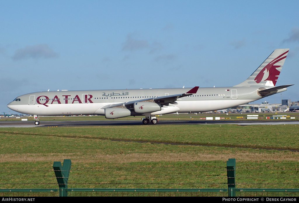 Aircraft Photo of A7-AAH | Airbus A340-313 | Qatar Amiri Flight | AirHistory.net #237866