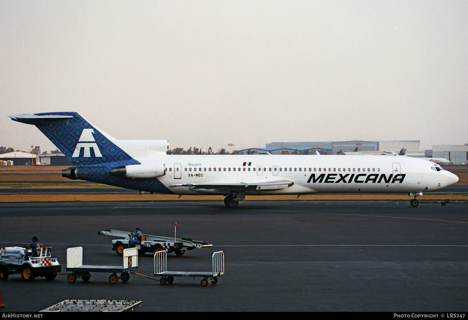 Aircraft Photo of XA-MEC | Boeing 727-264/Adv | Mexicana | AirHistory.net #237870