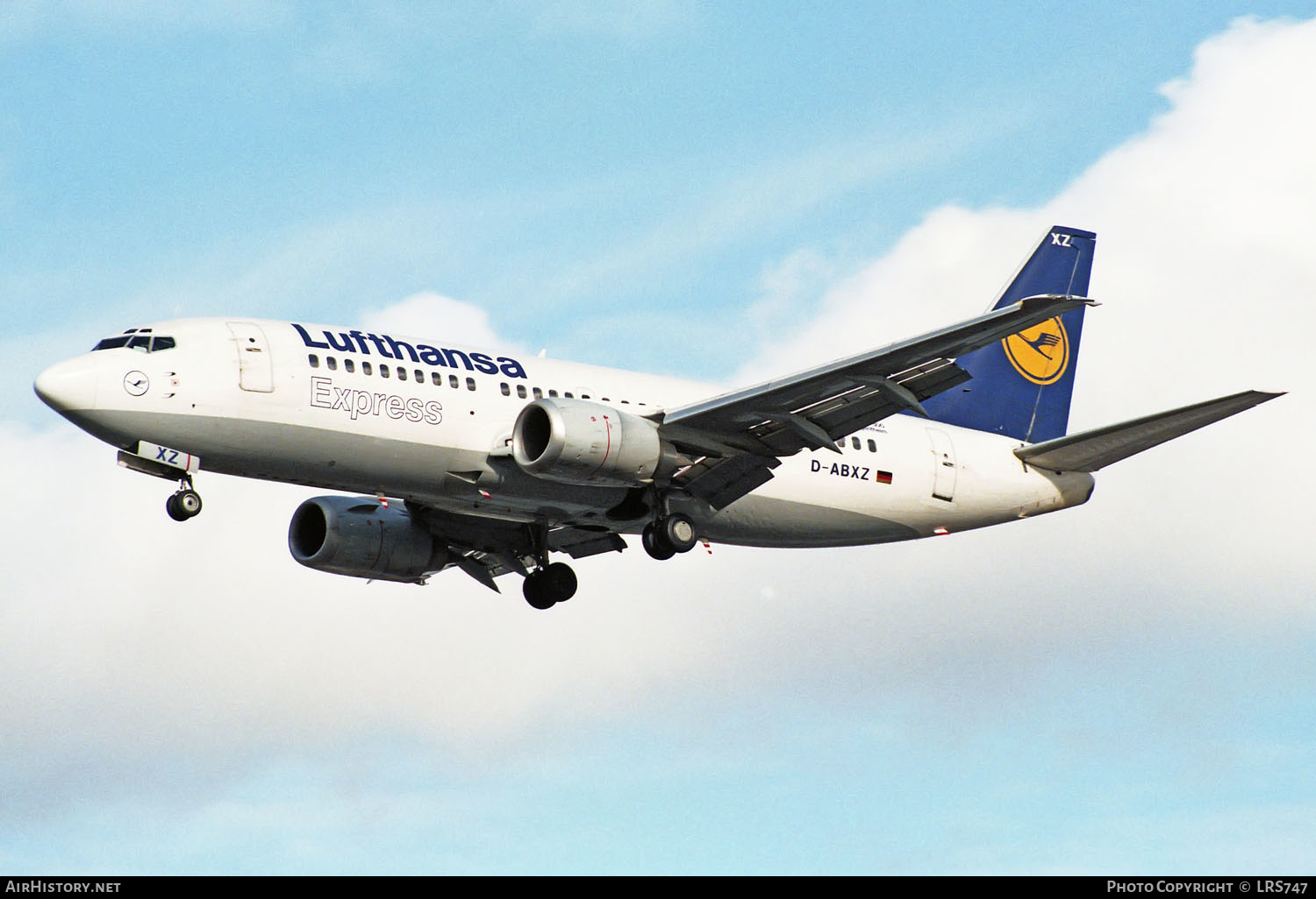 Aircraft Photo of D-ABXZ | Boeing 737-330 | Lufthansa Express | AirHistory.net #237878