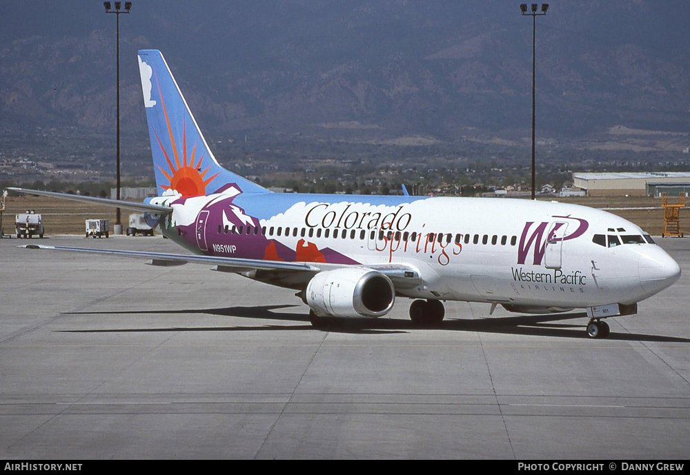 Aircraft Photo of N951WP | Boeing 737-3B7 | Western Pacific Airlines | AirHistory.net #237888