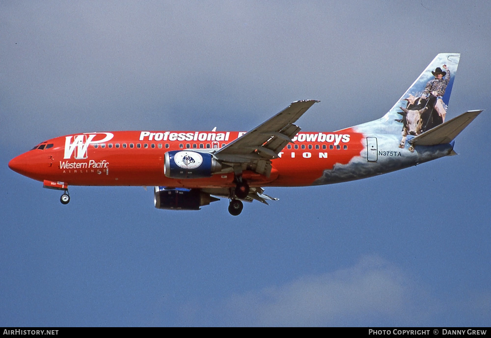 Aircraft Photo of N375TA | Boeing 737-3S3 | Western Pacific Airlines | AirHistory.net #237892