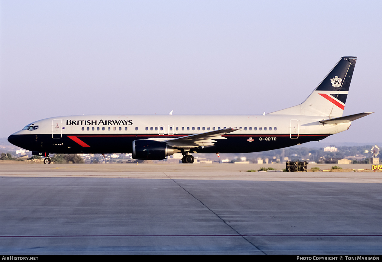 Aircraft Photo of G-GBTB | Boeing 737-436 | British Airways | AirHistory.net #237901