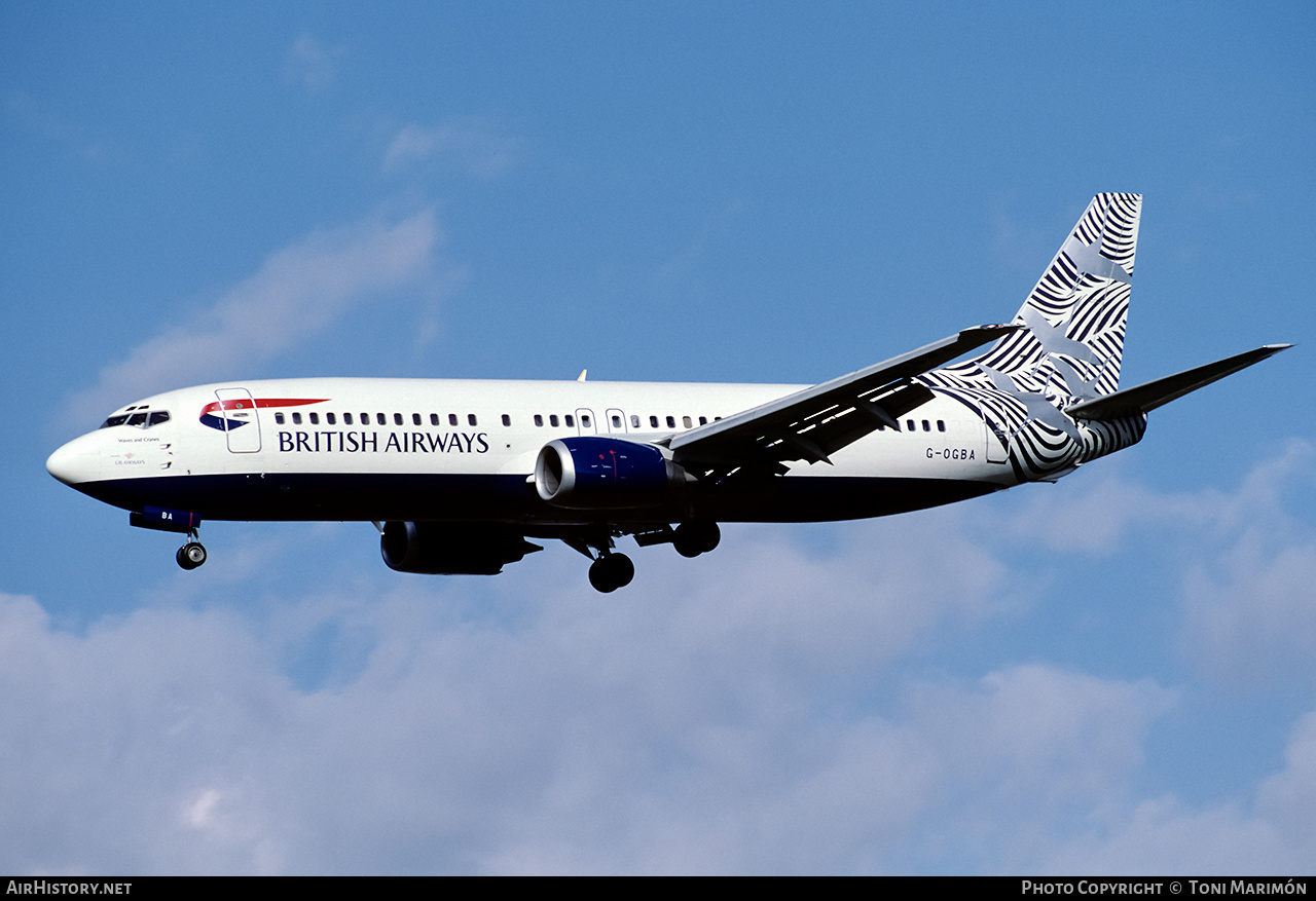 Aircraft Photo of G-OGBA | Boeing 737-4S3 | British Airways | AirHistory.net #237903