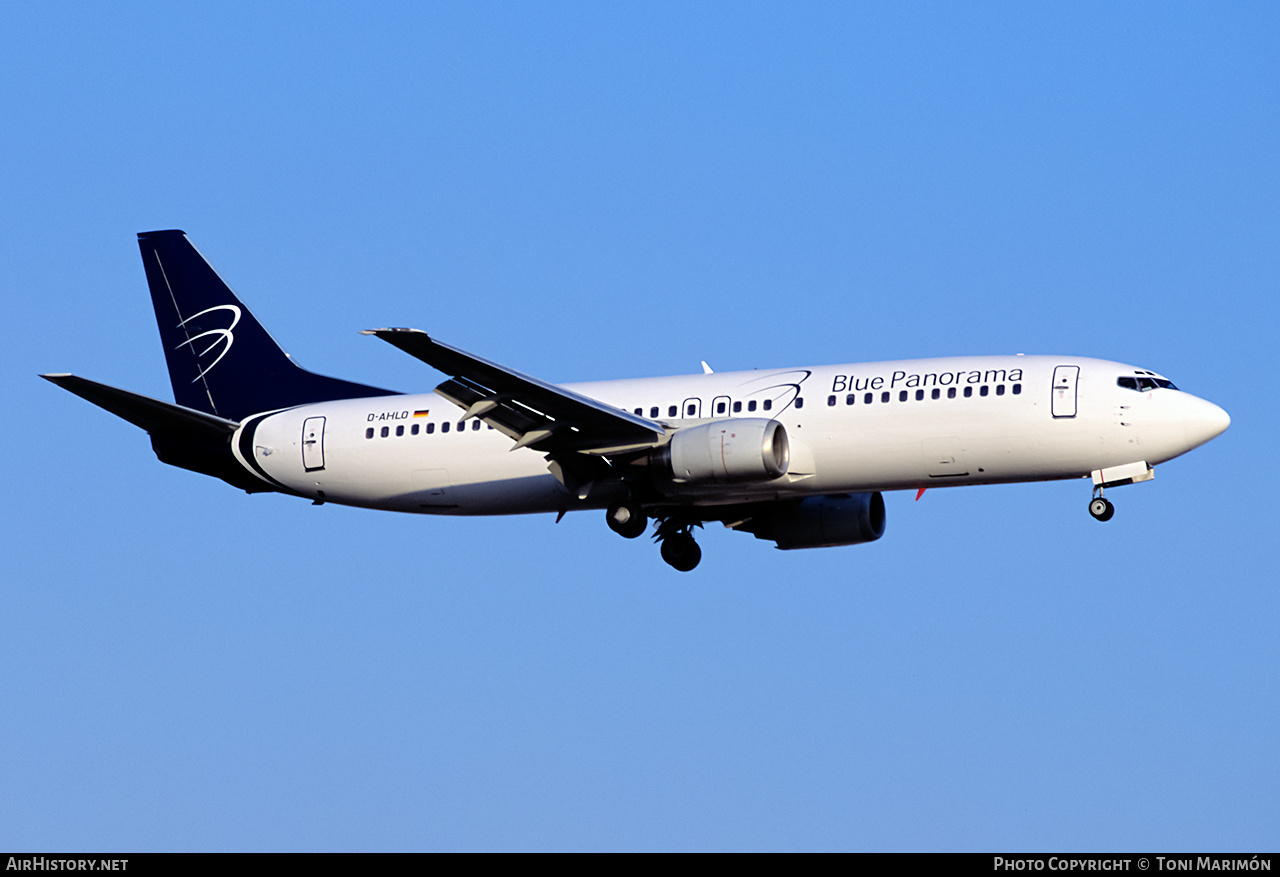 Aircraft Photo of D-AHLO | Boeing 737-4K5 | Blue Panorama Airlines | AirHistory.net #237905