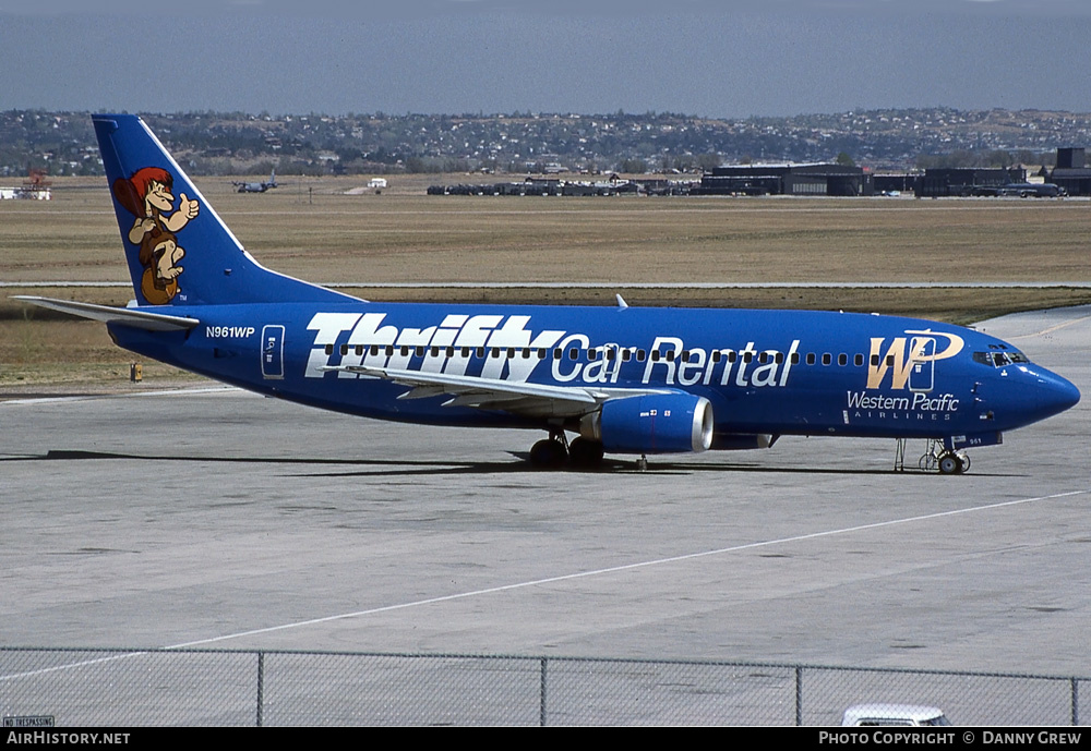 Aircraft Photo of N961WP | Boeing 737-3L9 | Western Pacific Airlines | AirHistory.net #237919