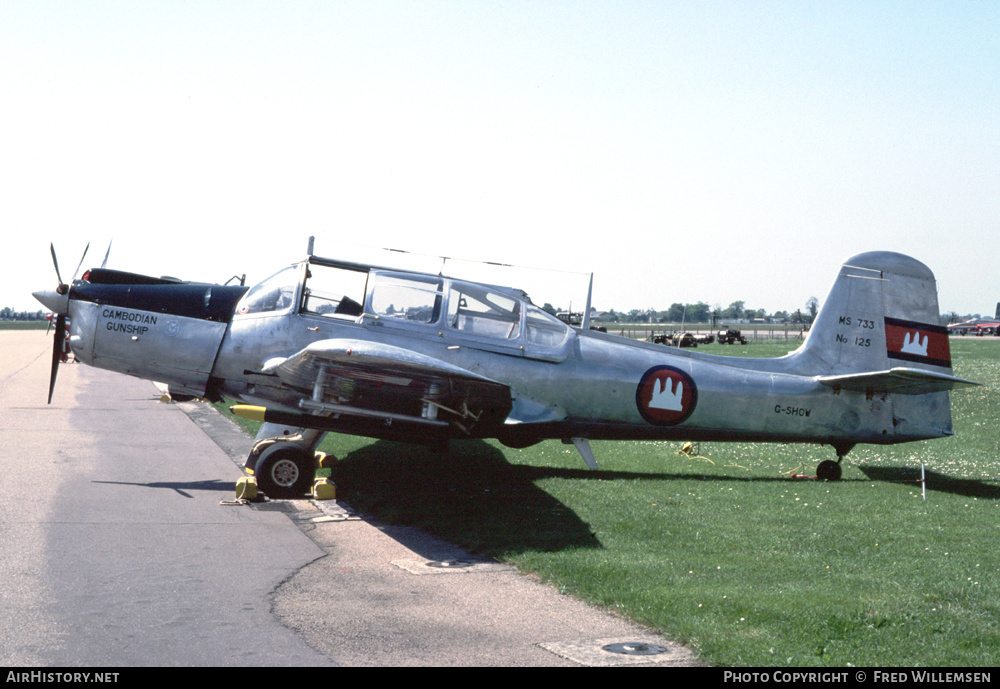Aircraft Photo of G-SHOW | Morane-Saulnier MS-733 Alcyon | Cambodia - Air Force | AirHistory.net #237922