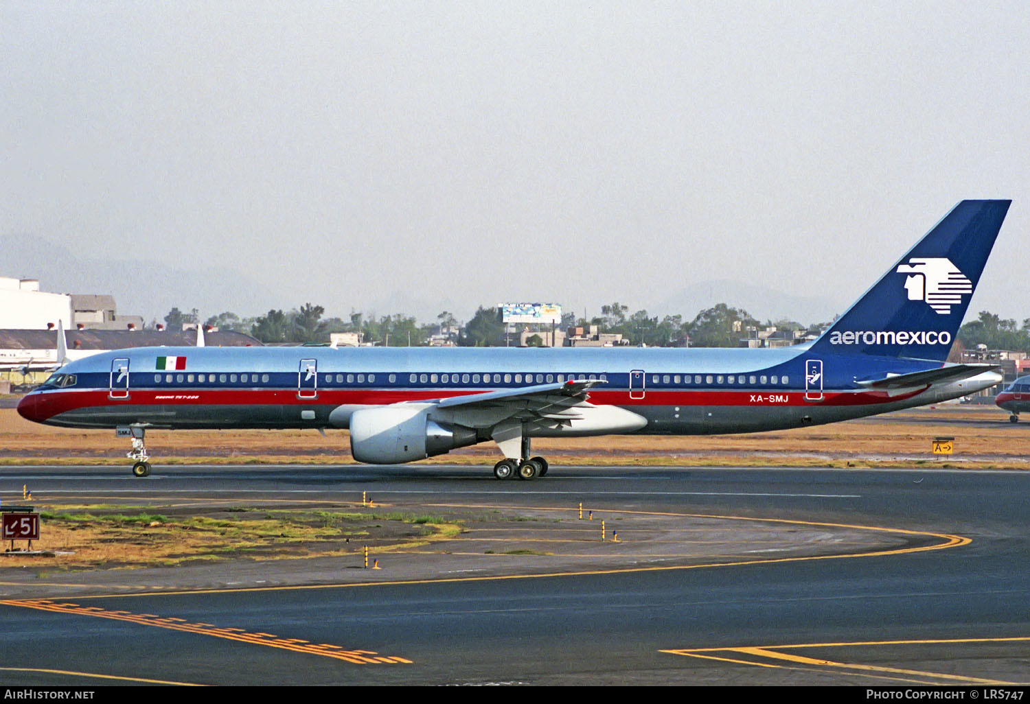 Aircraft Photo of XA-SMJ | Boeing 757-2Q8 | AeroMéxico | AirHistory.net #237923