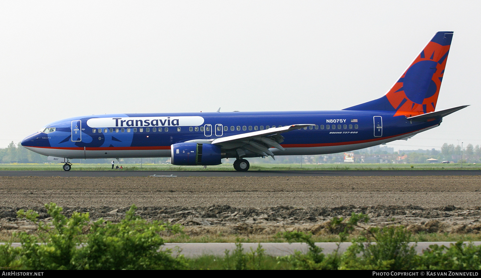 Aircraft Photo of N807SY | Boeing 737-8BK | Transavia | AirHistory.net #237949