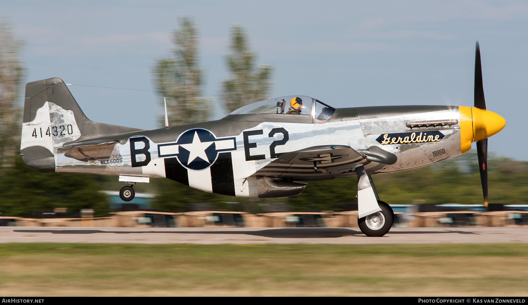Aircraft Photo of N5500S / NL5500S / 414320 | North American P-51D Mustang | USA - Air Force | AirHistory.net #237953
