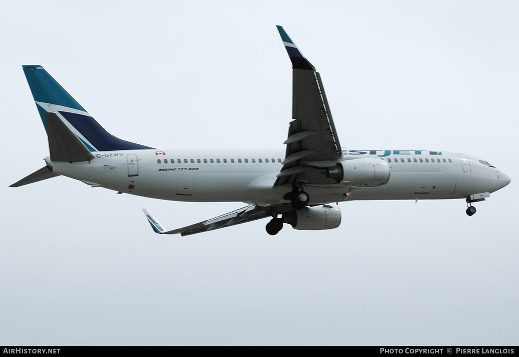 Aircraft Photo of C-GZWS | Boeing 737-8CT | WestJet | AirHistory.net #237959