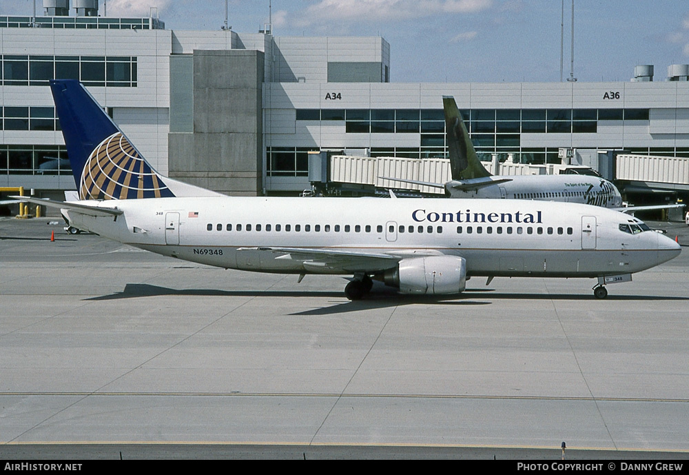 Aircraft Photo of N69348 | Boeing 737-3T0 | Continental Airlines | AirHistory.net #237964