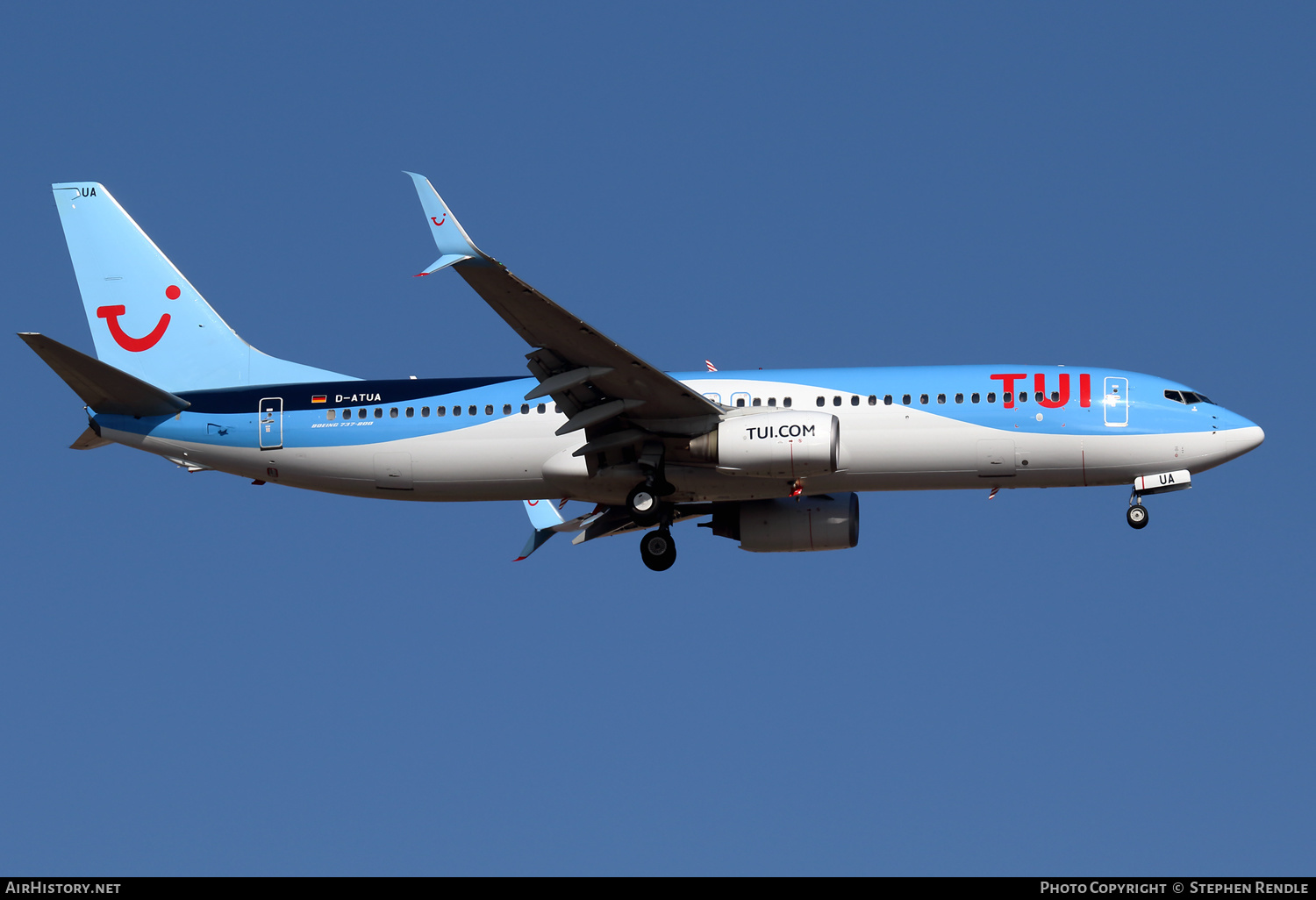 Aircraft Photo of D-ATUA | Boeing 737-8K5 | TUI | AirHistory.net #237973