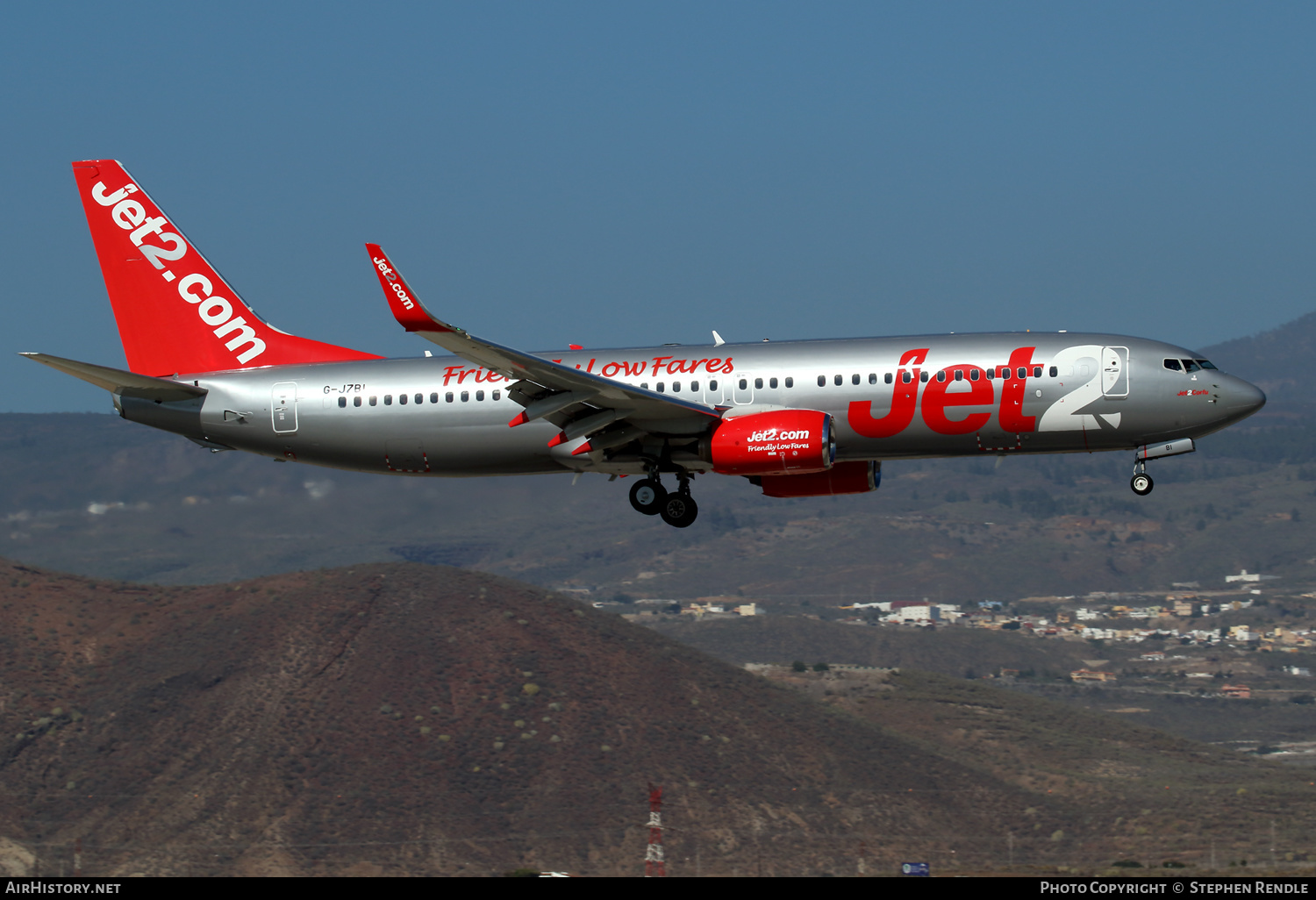 Aircraft Photo of G-JZBI | Boeing 737-800 | Jet2 | AirHistory.net #237980