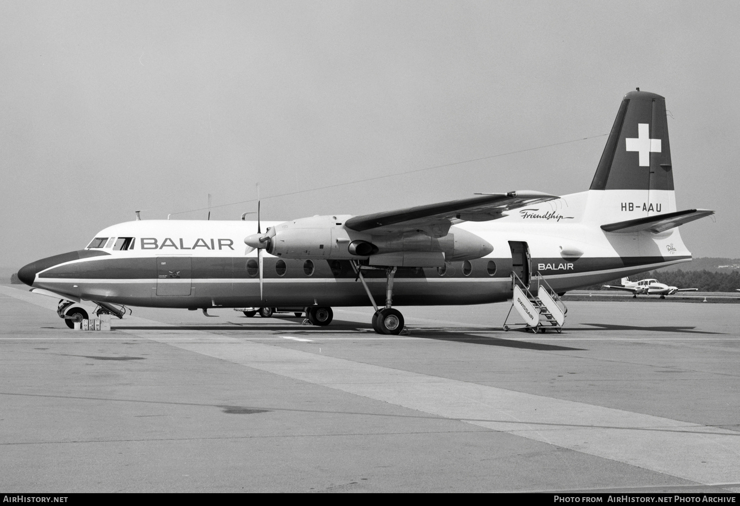 Aircraft Photo of HB-AAU | Fokker F27-200 Friendship | Balair | AirHistory.net #237981