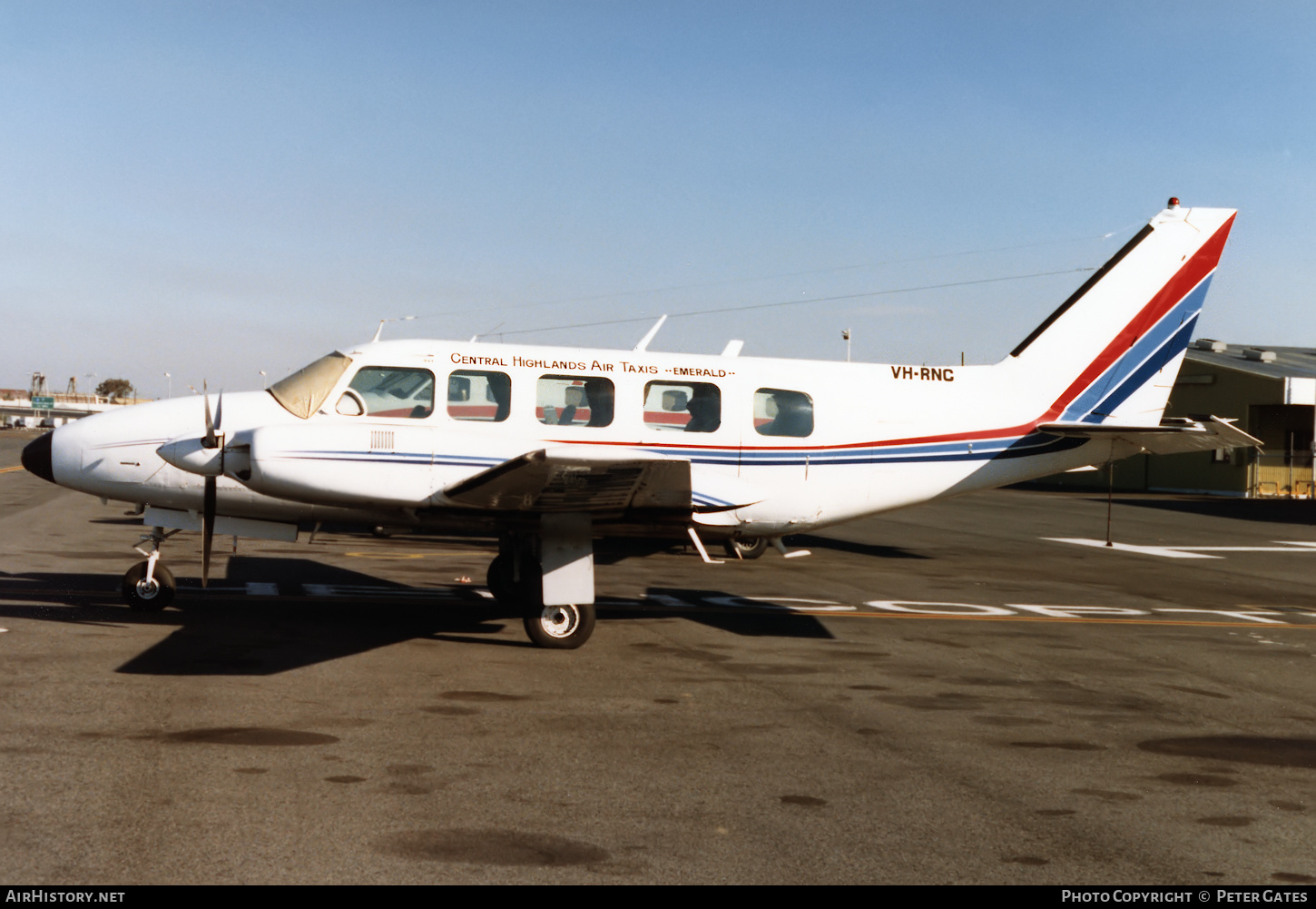 Aircraft Photo of VH-RNC | Piper PA-31-350 Navajo Chieftain | Central Highlands Air Taxis | AirHistory.net #237982
