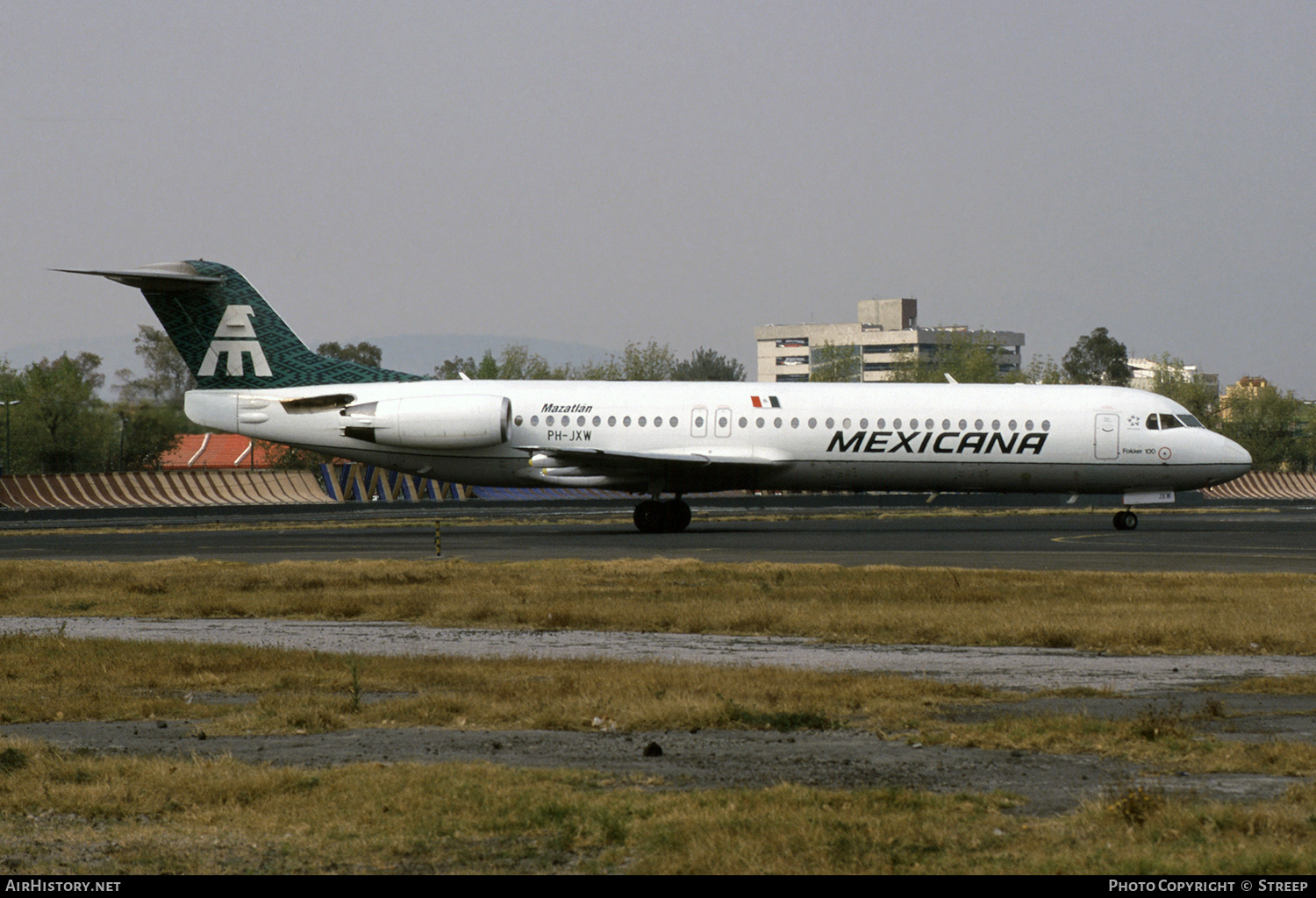 Aircraft Photo of PH-JXW | Fokker 100 (F28-0100) | Mexicana | AirHistory.net #237990