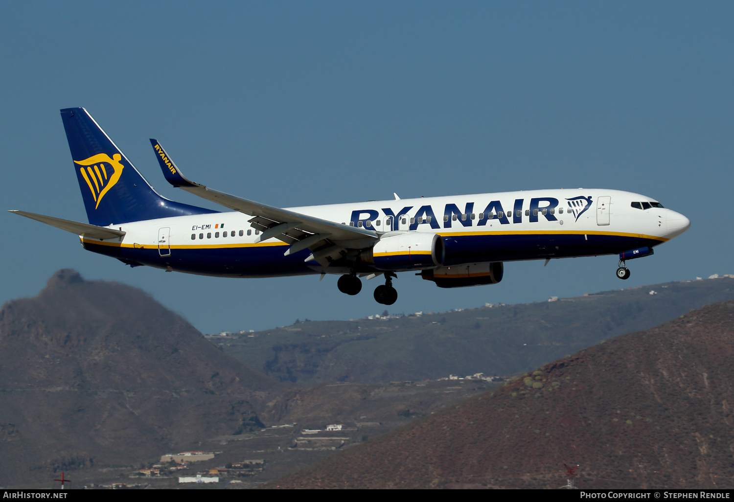 Aircraft Photo of EI-EMI | Boeing 737-8AS | Ryanair | AirHistory.net #237999