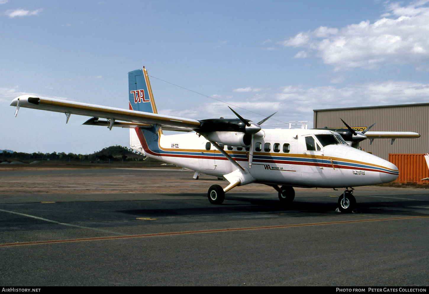 Aircraft Photo of VH-TZL | De Havilland Canada DHC-6-100 Twin Otter | Whitaker Air Charters | AirHistory.net #238000