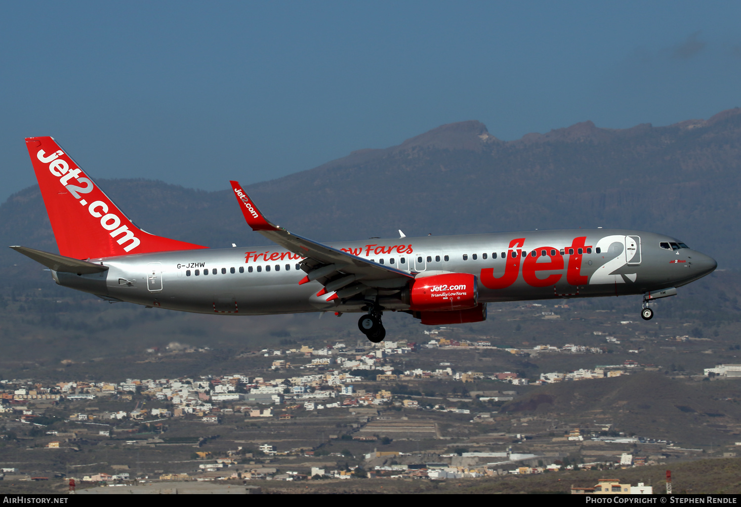 Aircraft Photo of G-JZHW | Boeing 737-800 | Jet2 | AirHistory.net #238002