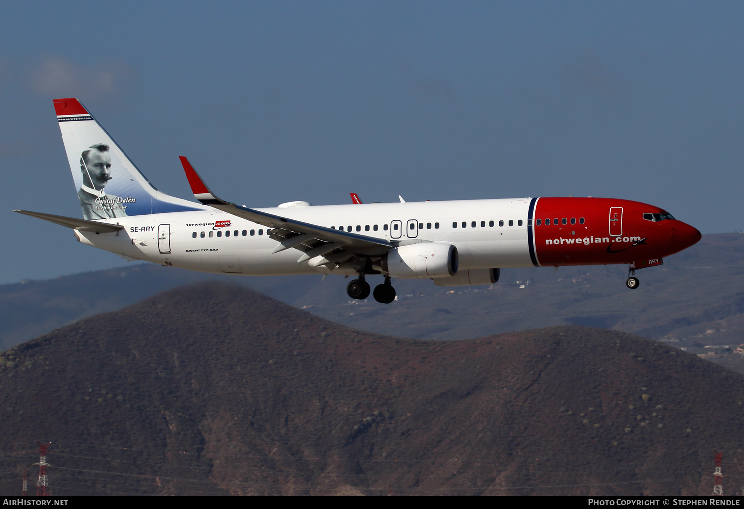 Aircraft Photo of SE-RRY | Boeing 737-800 | Norwegian | AirHistory.net #238011