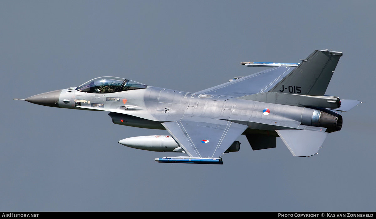 Aircraft Photo of J-015 | General Dynamics F-16AM Fighting Falcon | Netherlands - Air Force | AirHistory.net #238040
