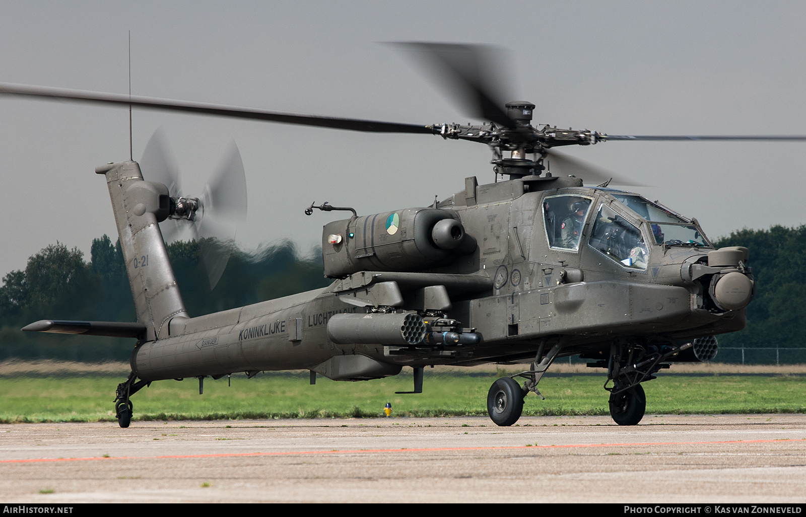 Aircraft Photo of Q-21 | Boeing AH-64D Apache Longbow | Netherlands - Air Force | AirHistory.net #238045