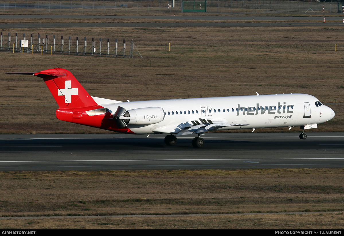 Aircraft Photo of HB-JVG | Fokker 100 (F28-0100) | Helvetic Airways | AirHistory.net #238071