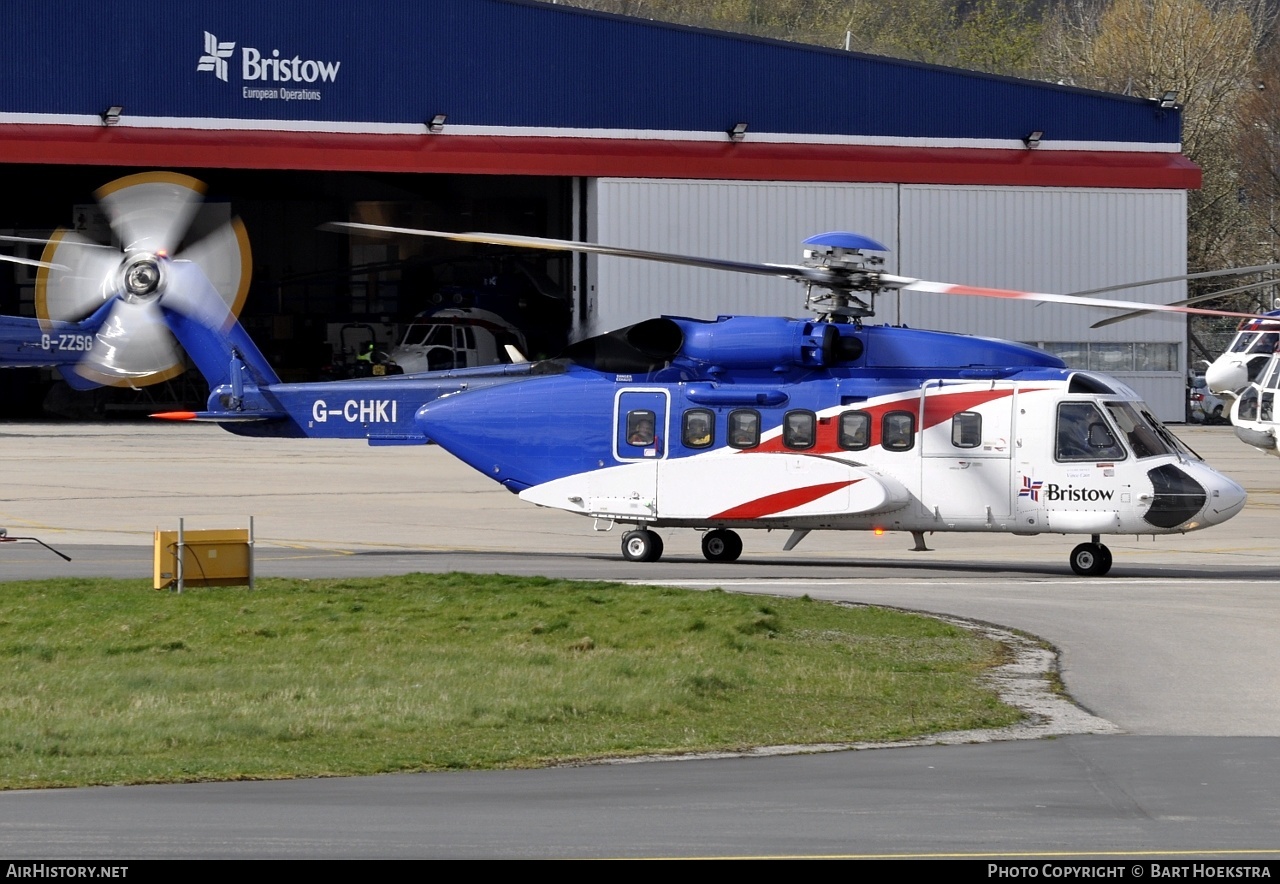 Aircraft Photo of G-CHKI | Sikorsky S-92A | Bristow Helicopters | AirHistory.net #238097
