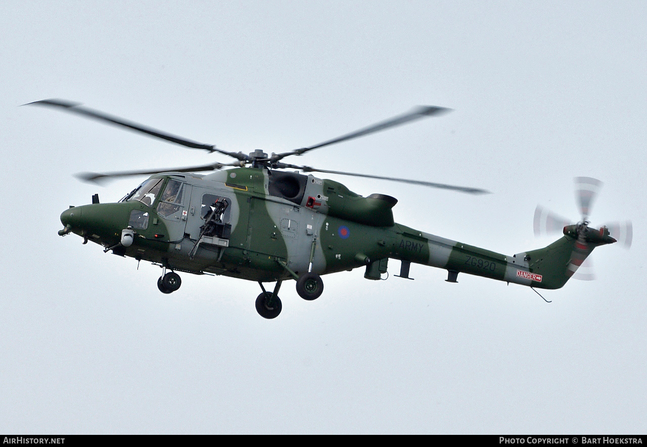 Aircraft Photo of ZG920 | Westland WG-13 Lynx AH9A | UK - Army | AirHistory.net #238101