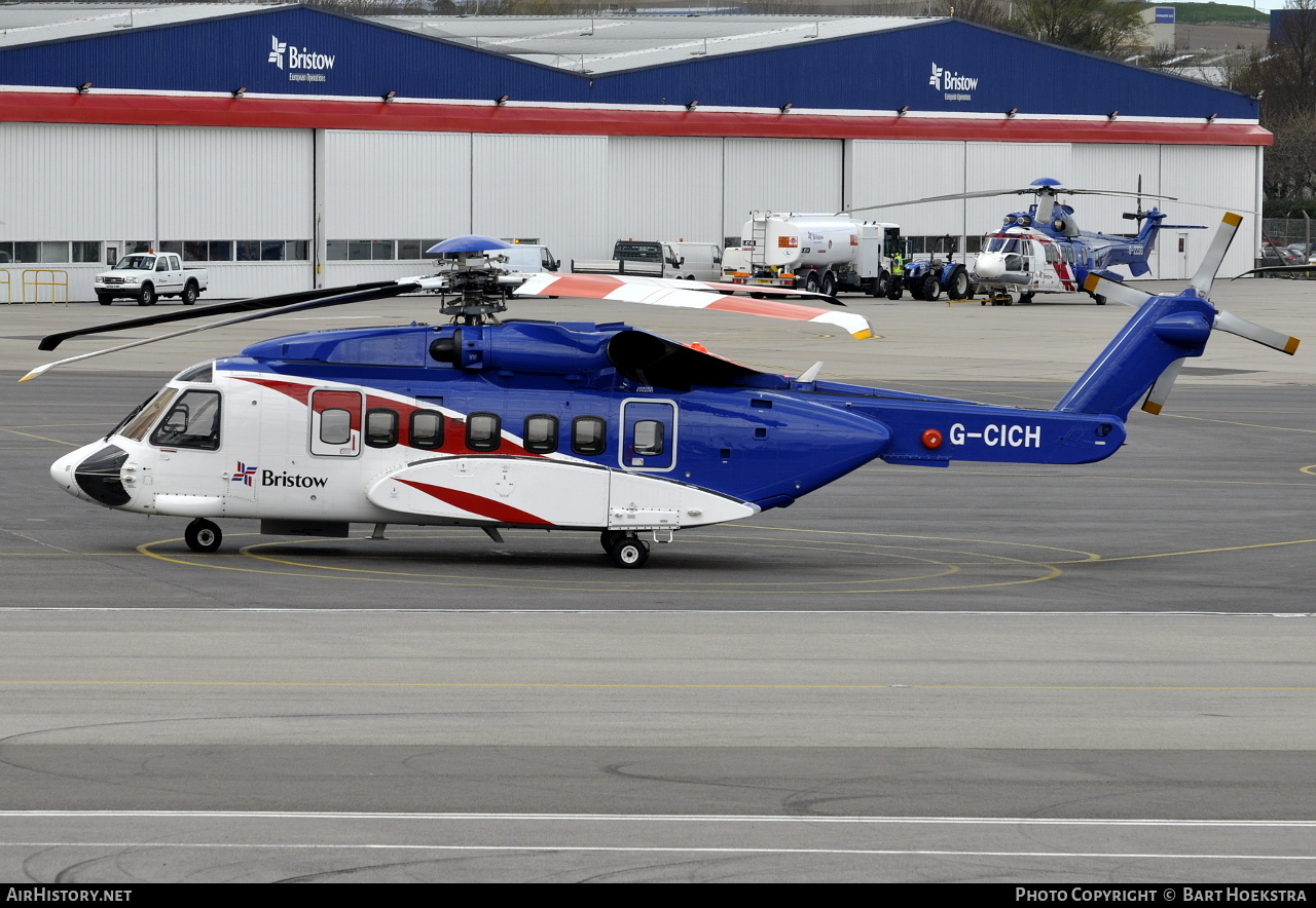 Aircraft Photo of G-CICH | Sikorsky S-92A | Bristow Helicopters | AirHistory.net #238102