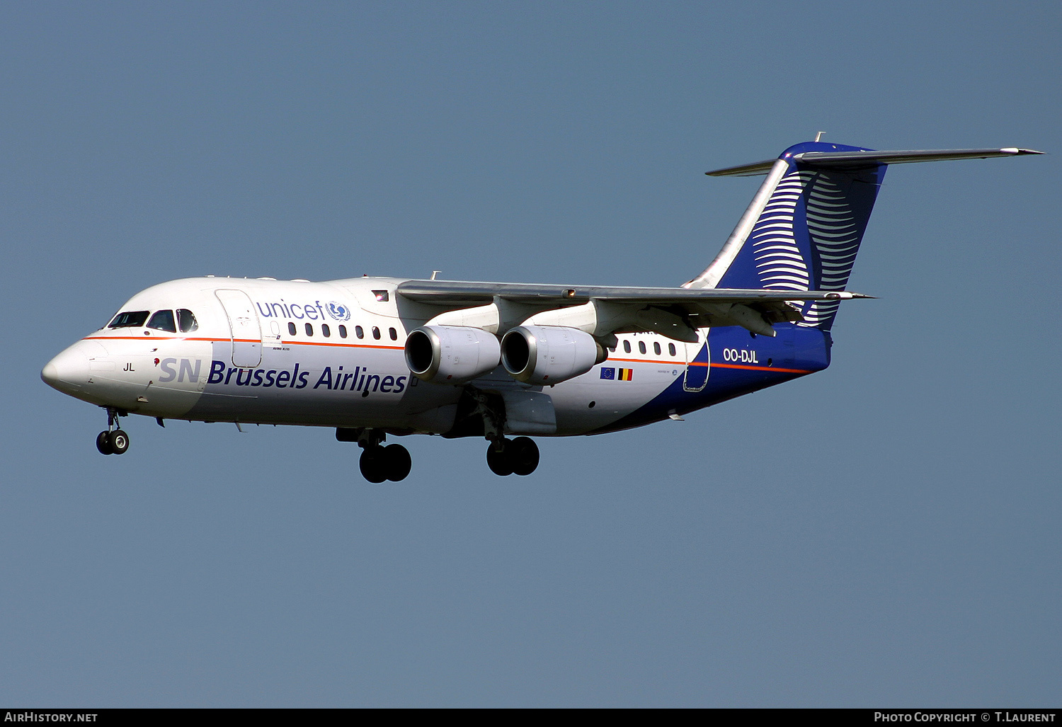 Aircraft Photo of OO-DJL | British Aerospace Avro 146-RJ85 | SN Brussels Airlines | AirHistory.net #238118