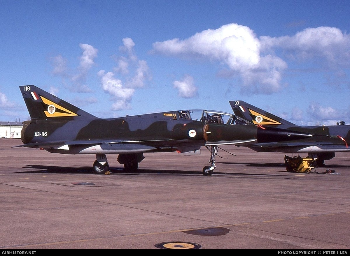 Aircraft Photo of A3-116 | Dassault Mirage IIIO(F/A) | Australia - Air Force | AirHistory.net #238124