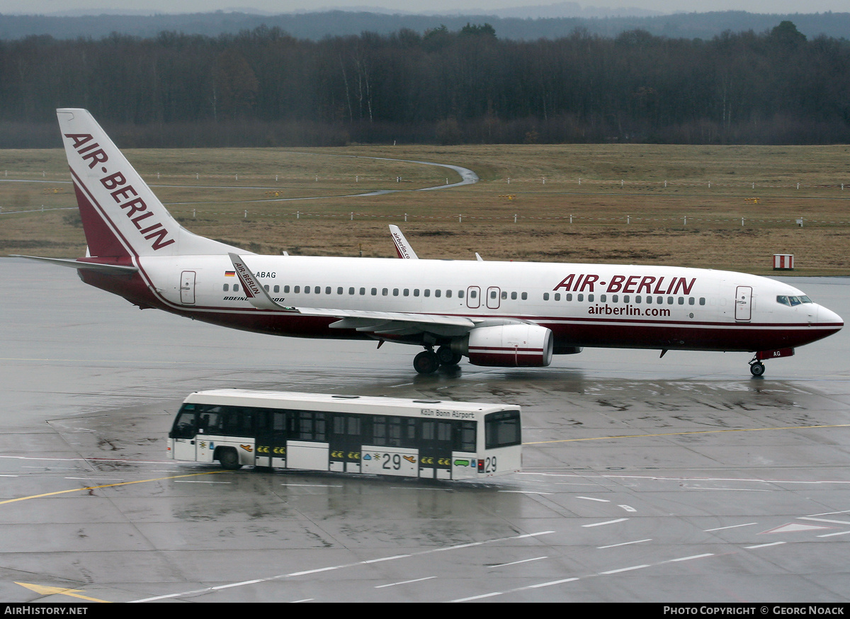 Aircraft Photo of D-ABAG | Boeing 737-86J | Air Berlin | AirHistory.net #238145