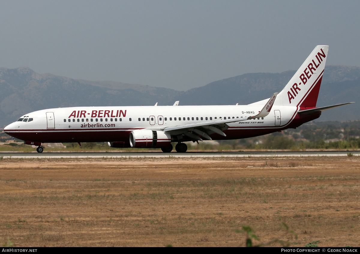 Aircraft Photo of D-ABAG | Boeing 737-86J | Air Berlin | AirHistory.net #238149