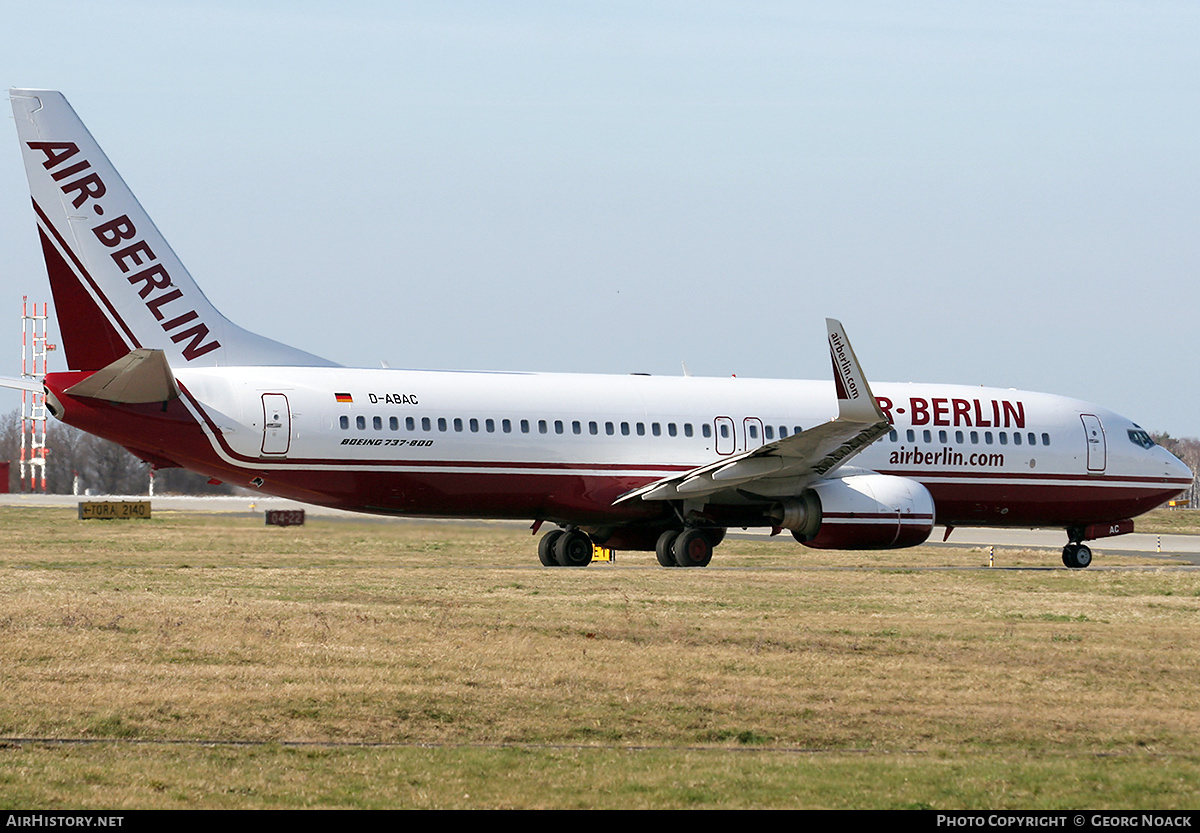 Aircraft Photo of D-ABAC | Boeing 737-86J | Air Berlin | AirHistory.net #238150