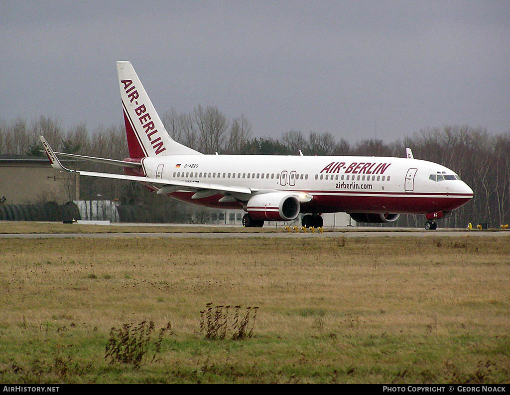 Aircraft Photo of D-ABAG | Boeing 737-86J | Air Berlin | AirHistory.net #238156