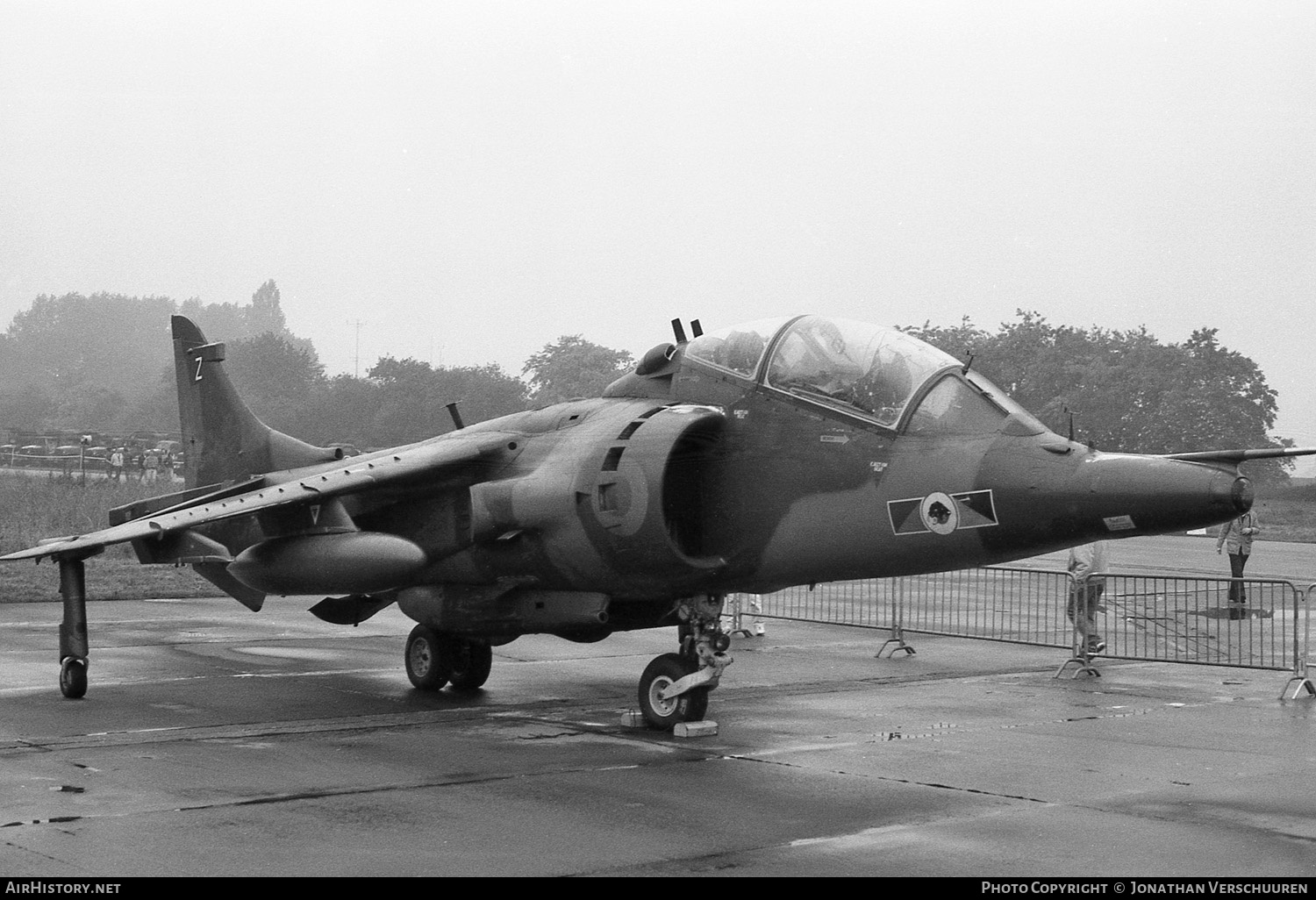 Aircraft Photo of ZB600 | Hawker Siddeley Harrier T4 | UK - Air Force | AirHistory.net #238161