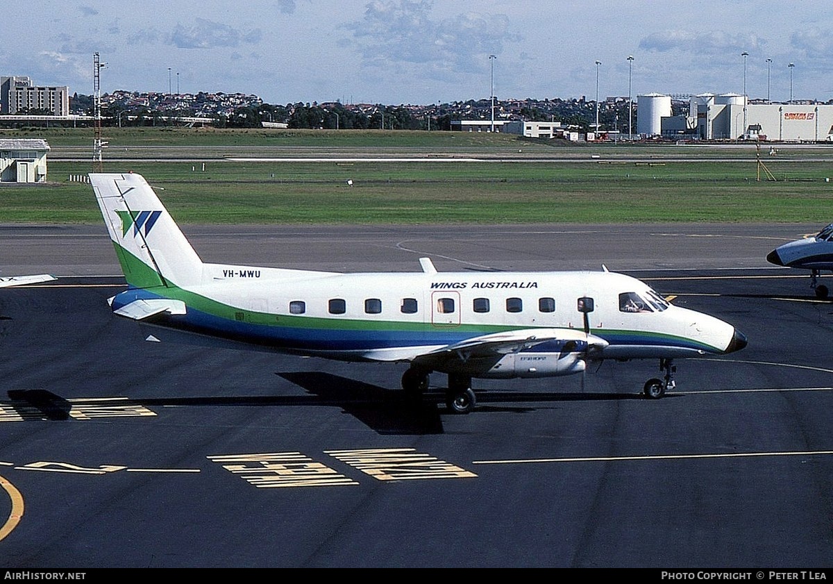 Aircraft Photo of VH-MWU | Embraer EMB-110P2 Bandeirante | Wings Australia | AirHistory.net #238164