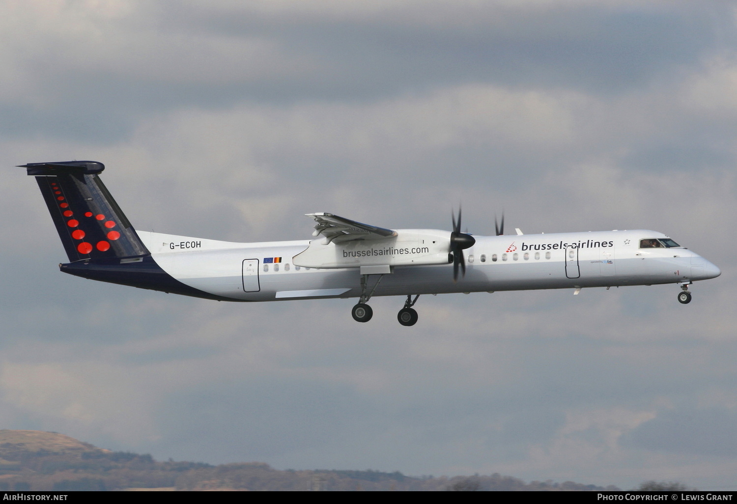 Aircraft Photo of G-ECOH | Bombardier DHC-8-402 Dash 8 | Brussels Airlines | AirHistory.net #238169